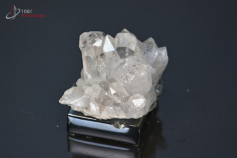 Minéral cristallisé de cristal de roche du Brésil