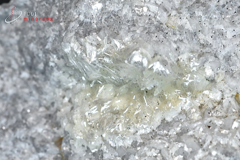 Minéral cristallisé de Talc de France