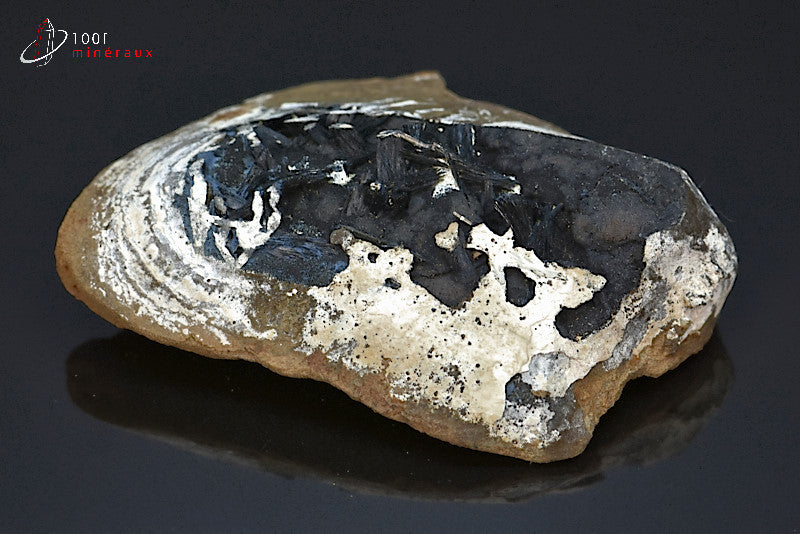 Minéral cristallisé de vivianite de Russie