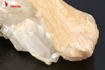 Stilbite sur Apophyllite - Inde - minéraux à cristaux 7,7 cm / 148g / BE643 - Vignette | 1001 minéraux
