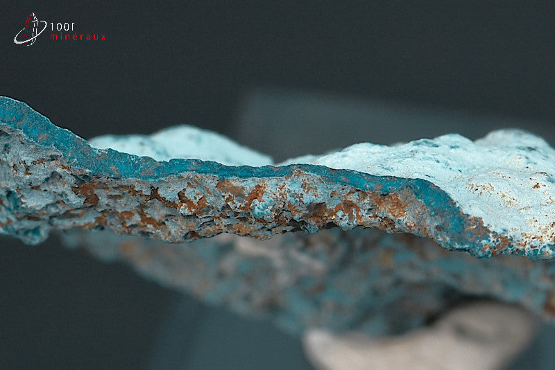 Minéral de shattuckite et chrysocolle de Réublique démocratique du Congo