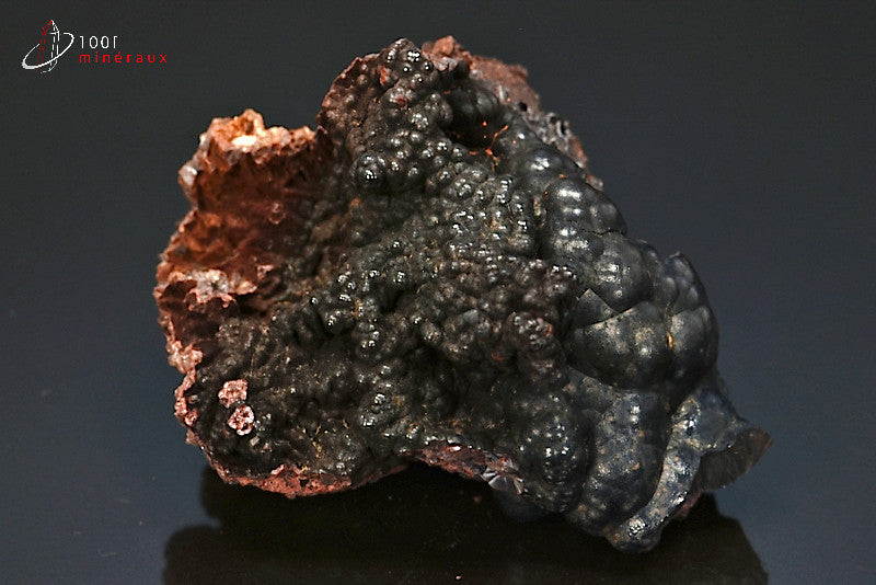 Minéral cristallisé de goethite de France