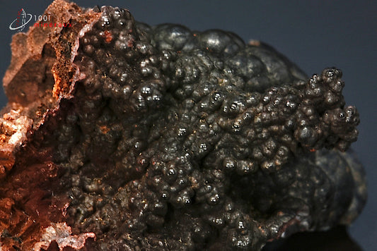 Minéral cristallisé de goethite de France