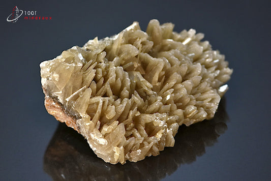 Minéral cristallisé de baryte du Maroc