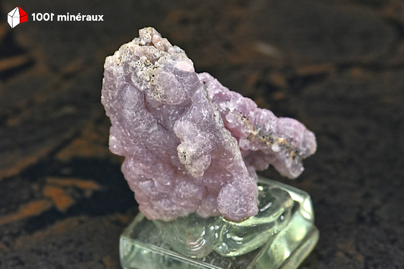 Smithsonite lilas du Mexique - Surface botryoïdale. Pièce unique BE891.