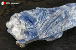 Kyanite bleue sur Quartz translucide du Brésil - 65 g / BE909 - Vignette | 1001 minéraux