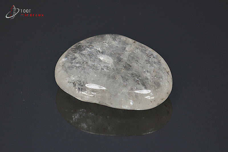 Minéral poli de cristal de roche du Brésil