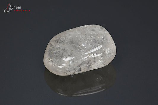 Minéral poli de cristal de roche du Brésil