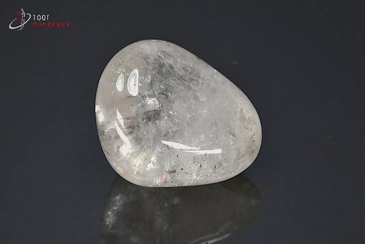 Minéral poli de cristal de roche du Brésil