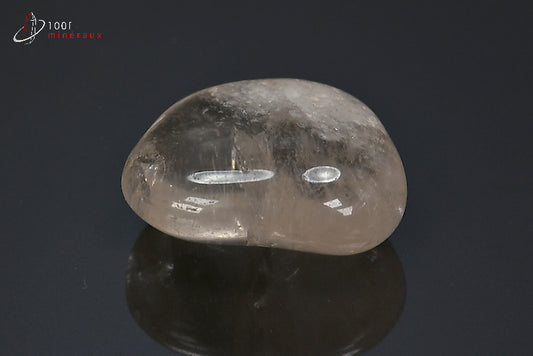 Minéral poli de cristal de roche du Brésil