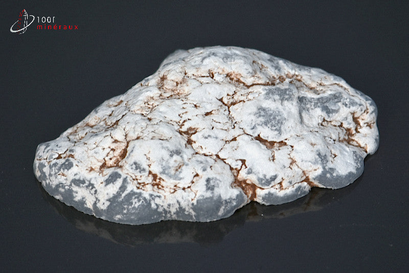 Minéral poli d'angélite bleue du Pérou