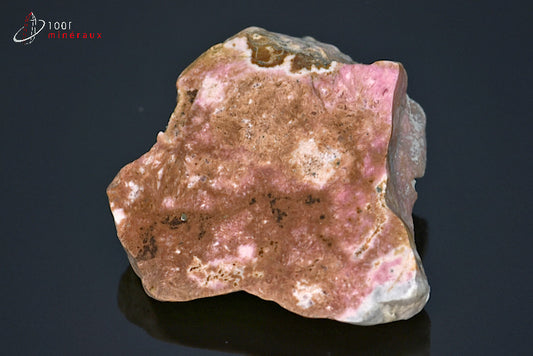Minéral poli de rhodochrosite rose d'Argentine