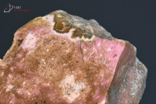 Minéral poli de rhodochrosite rose d'Argentine