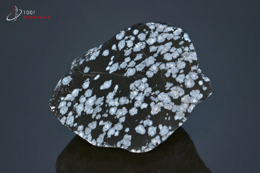 Minéral brut d'obsidienne brune tâchetée du Mexique