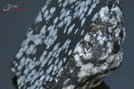 Obsidienne flocons de neige 1 face polie - Mexique - minéraux bruts 6,1 cm / 100g / BF190 - Vignette | 1001 minéraux