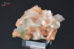Apophyllite et Stilbite sur Heulandite - Inde - minéraux à cristaux 4,2 cm / 22g / BF334 - Vignette | 1001 minéraux