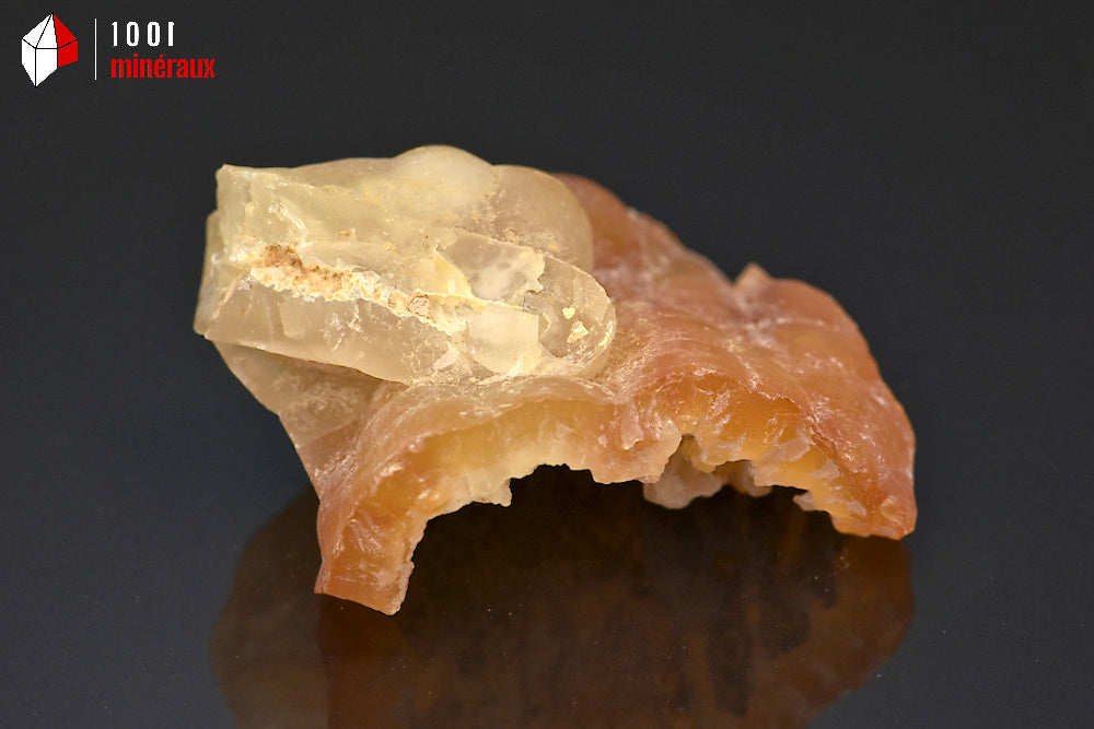 Minéral cristallisé de calcédoine bambou des Philippines