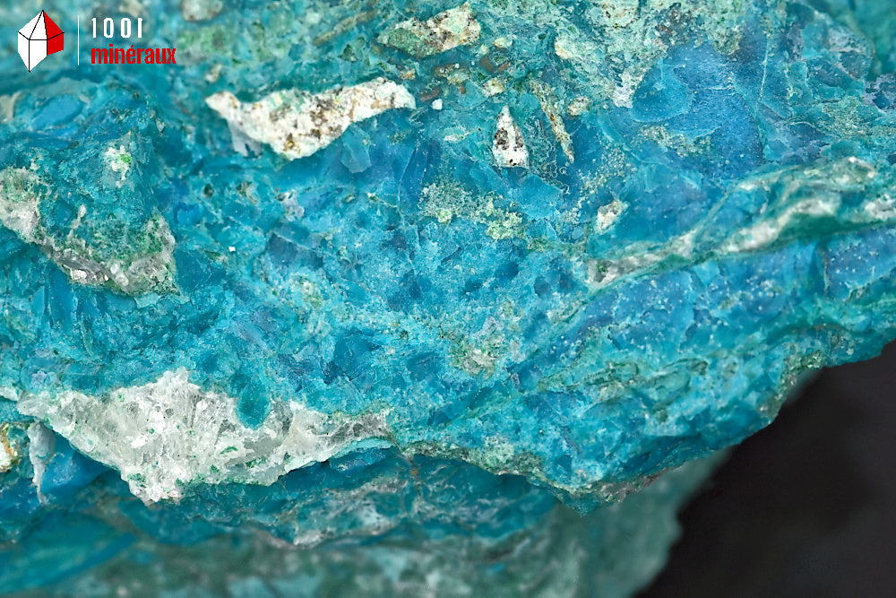 Minéral brut de chrysocolle du Chili