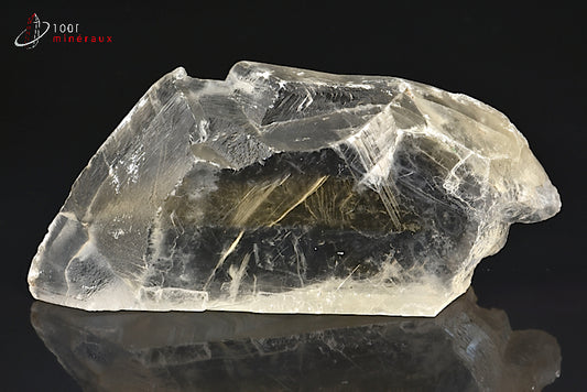 Minéral cristallisé de gypse transparent de France