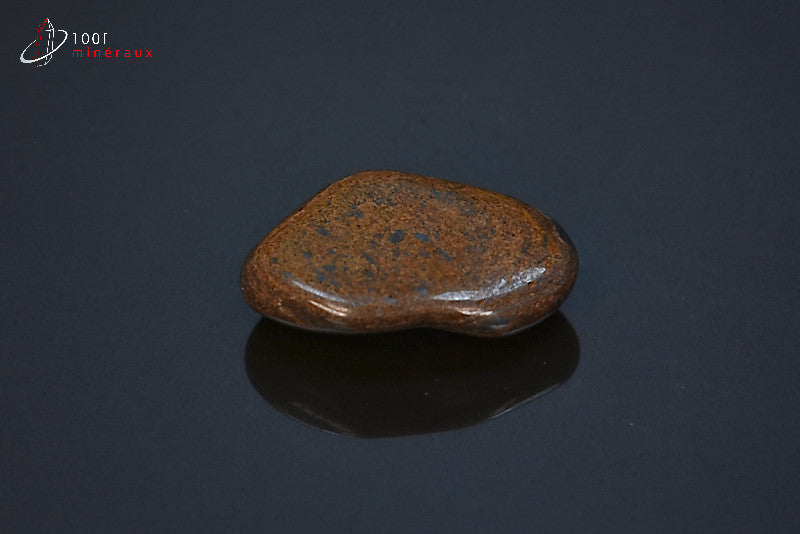 Minéral poli de bronzite marron des Etats-Unis