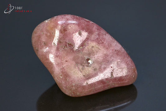 Minéral poli d'aventurine rouge d'Inde