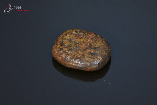 Minéral poli de bronzite marron des Etats-Unis