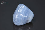 Agate Blue lace polie - Namibie - pierres polies 3,6 cm / 35g / BF496 - Vignette | 1001 minéraux