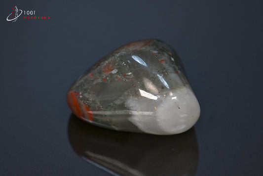 Minéral poli d'héliotrope d'Afrique du sud