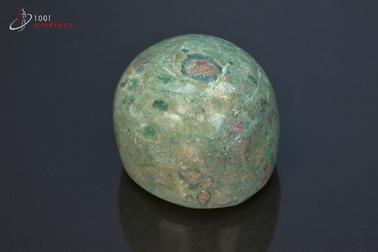 Minéral poli de fuchsite à rubis d'Inde