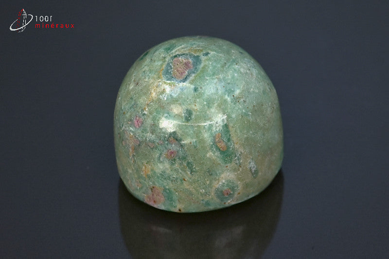 Minéral poli de fuchsite à rubis d'Inde