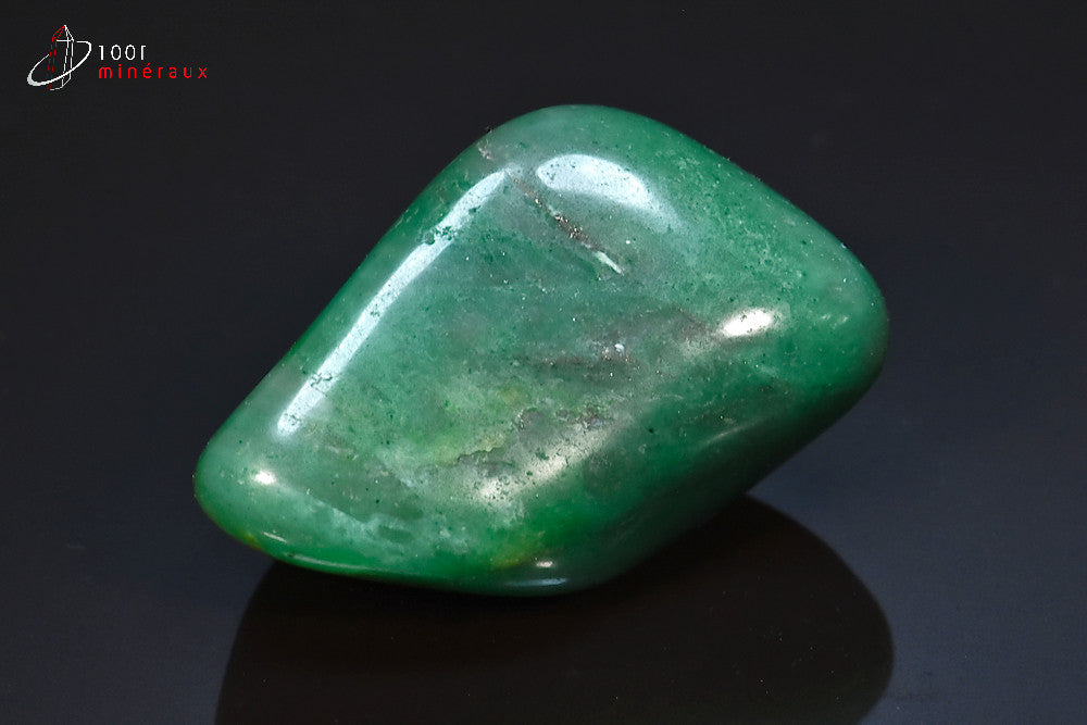 Minéral poli de prasiolite de Namibie