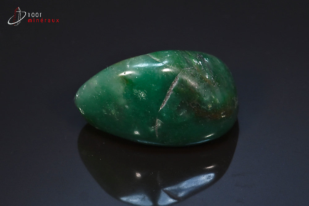 Minéral poli de prasiolite de Namibie