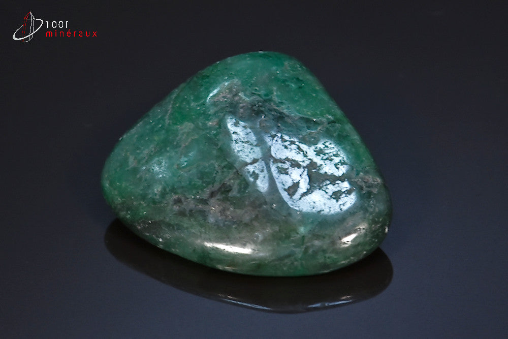 Minéral poli de prasiolite de Namibie