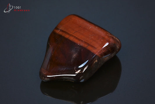 Minéral poli d'œil de taureau d'Afrique du sud