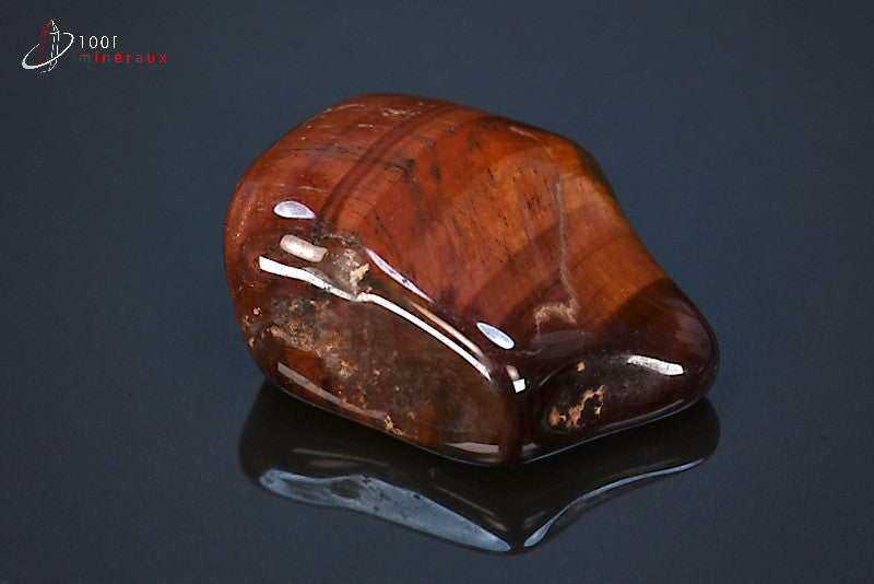 Minéral poli d'œil de taureau d'Afrique du sud