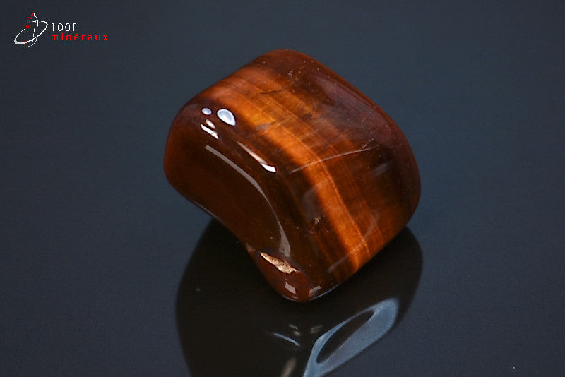 Minéral poli d'œil de taureau d'Afrique du sud