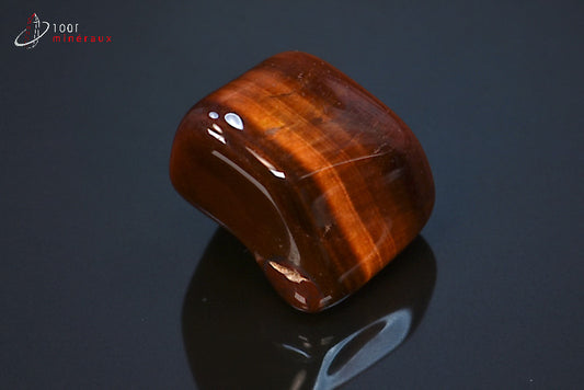 Minéral poli d'œil de taureau d'Afrique du sud