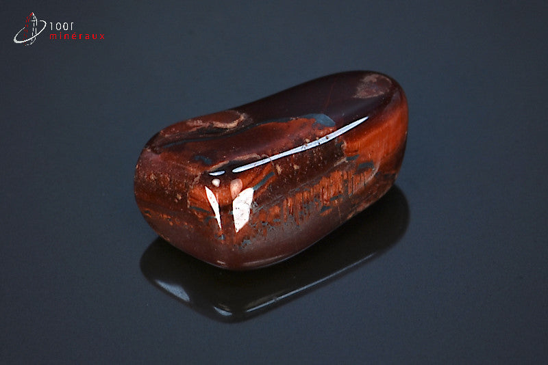 Minéral poli d'œil de taureau d'Afrique du sud