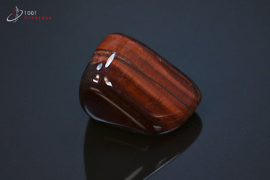 Minéral poli d'œil de taureau d'Afrique du sud