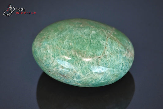 Minéral d'amazonite turquoise polie du Brésil