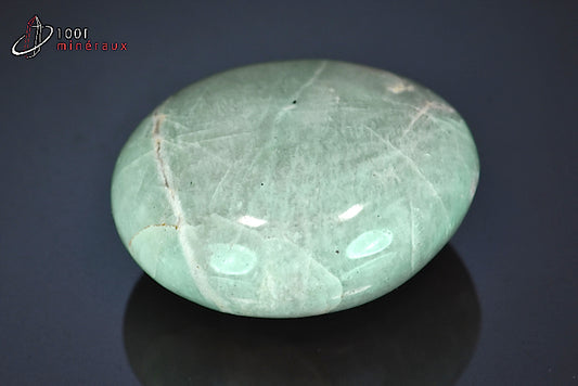 Minéral d'amazonite turquoise polie du Brésil
