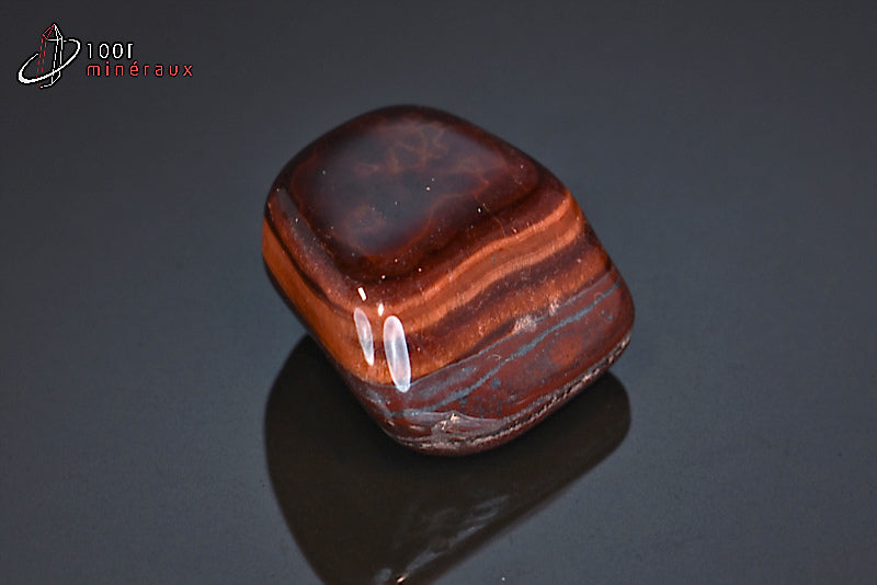 Minéral poli d'œil de taureau d'Afrique du sud