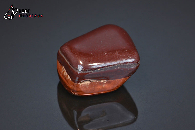 Minéral poli d'œil de taureau d'Afrique du sud