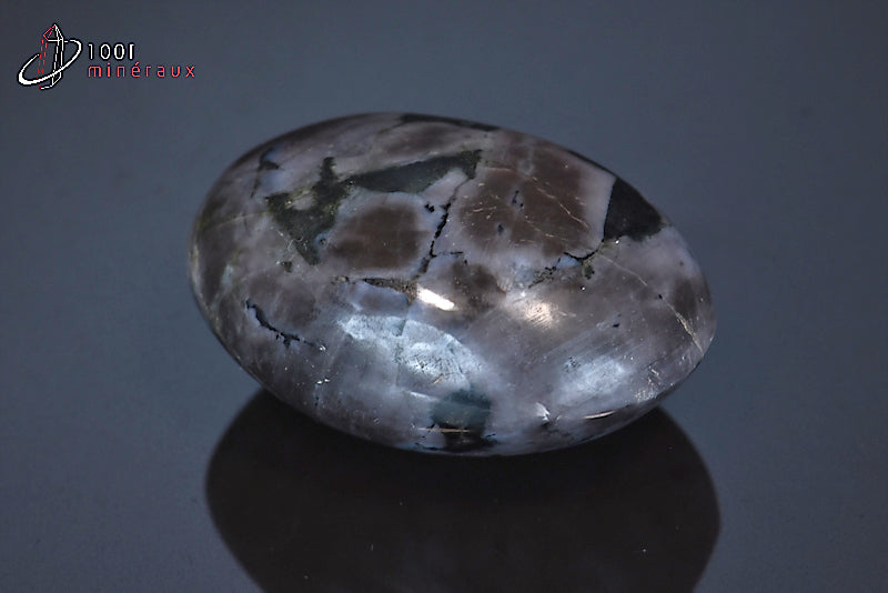 Minéral en galet poli de gabbro de Madagascar
