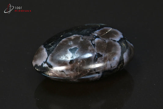 Minéral en galet poli de gabbro de Madagascar