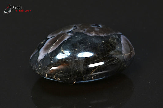 Minéral en galet poli de gabbro de Madagascar