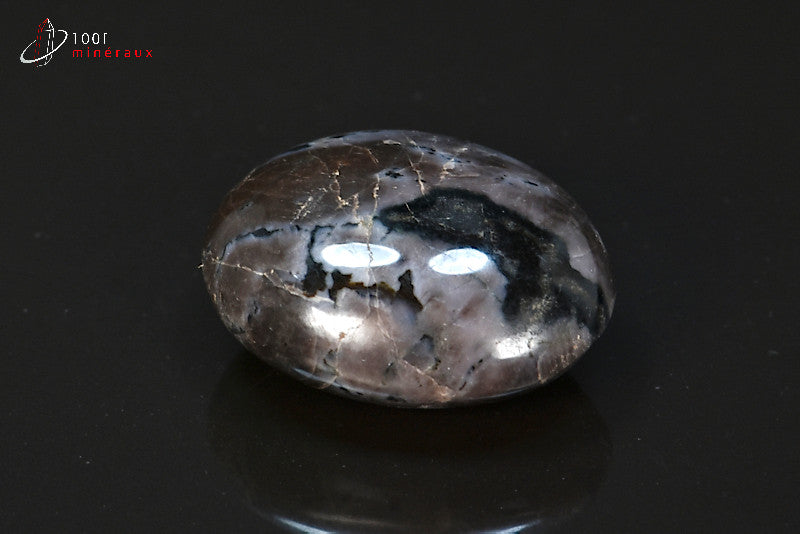 Minéral en galet poli de gabbro de Madagascar