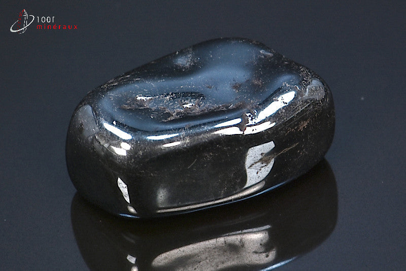 Minéral poli d'hématite du Brésil