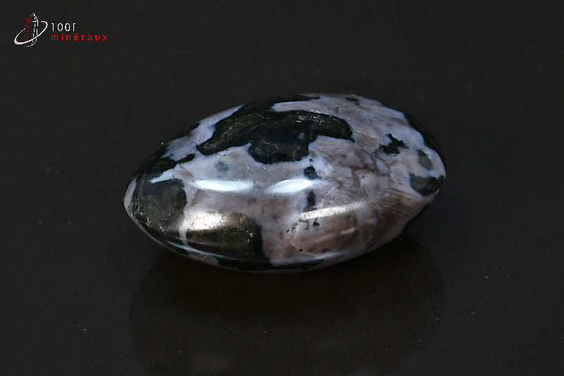 Minéral en galet poli de gabbro de Madagascar