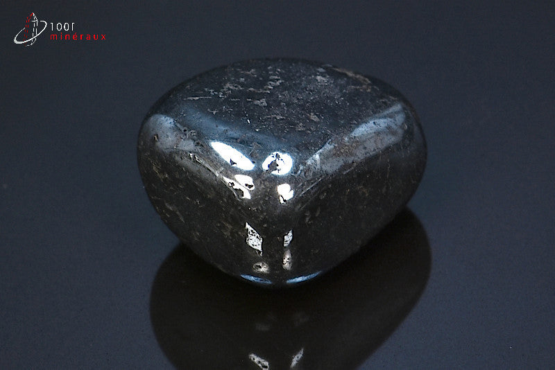 Minéral poli d'hématite du Brésil